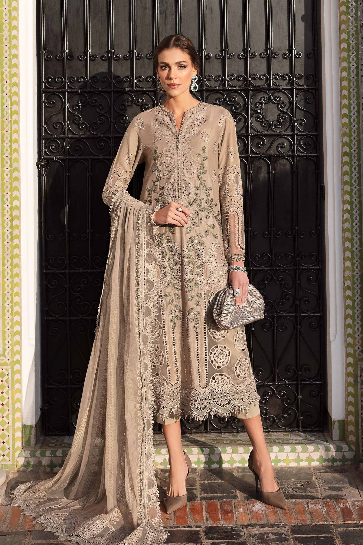 2503-A | Voyage a Luxe Embroidered Lawn By Maria.B