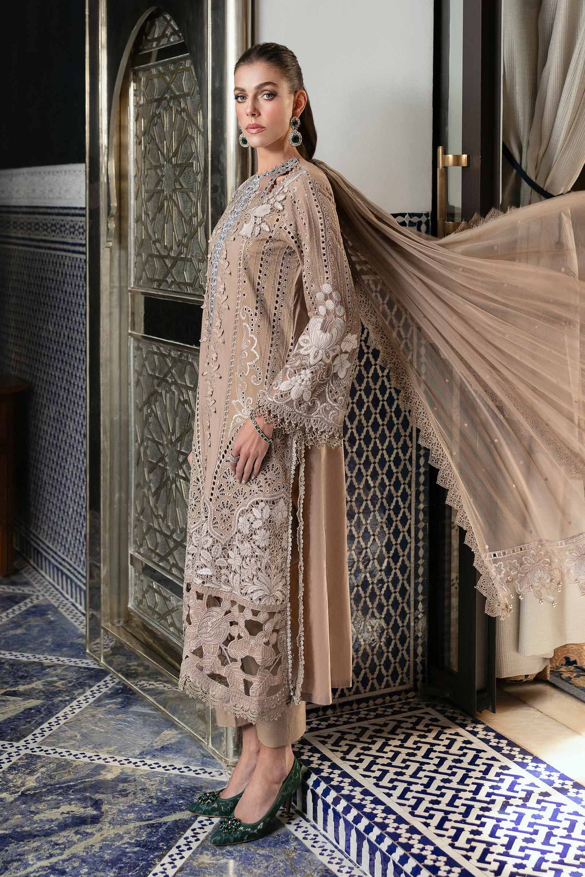 2503-A | Voyage a Luxe Embroidered Lawn By Maria.B