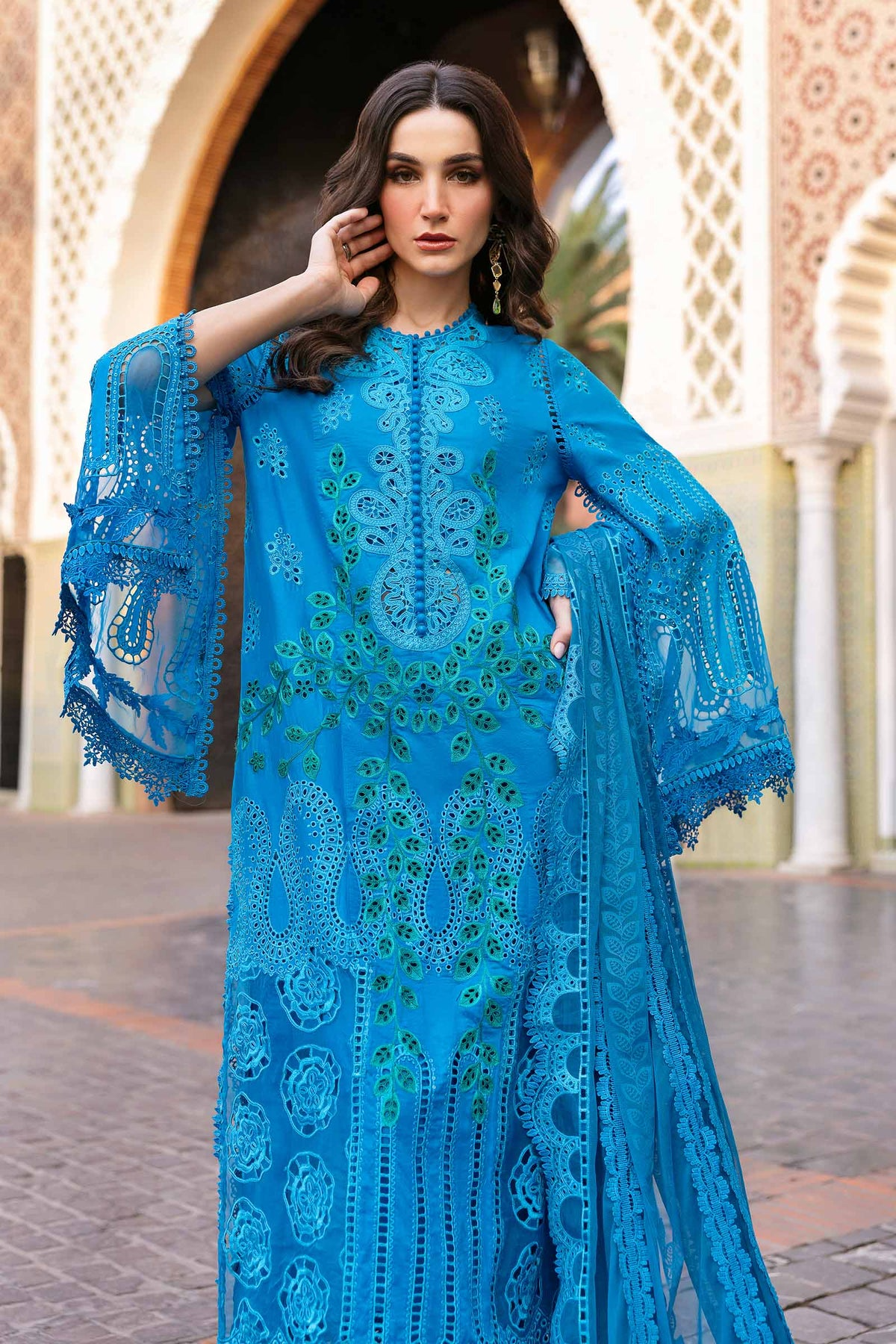 2503-B | Voyage a Luxe Embroidered Lawn By Maria.B