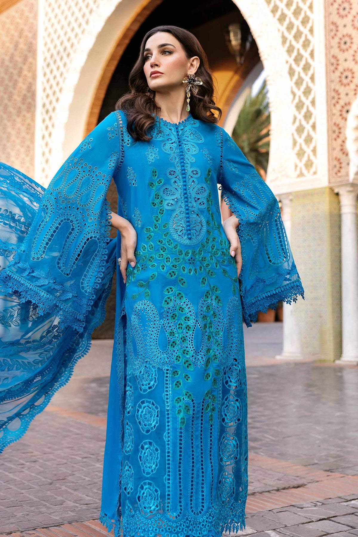 2503-B | Voyage a Luxe Embroidered Lawn By Maria.B