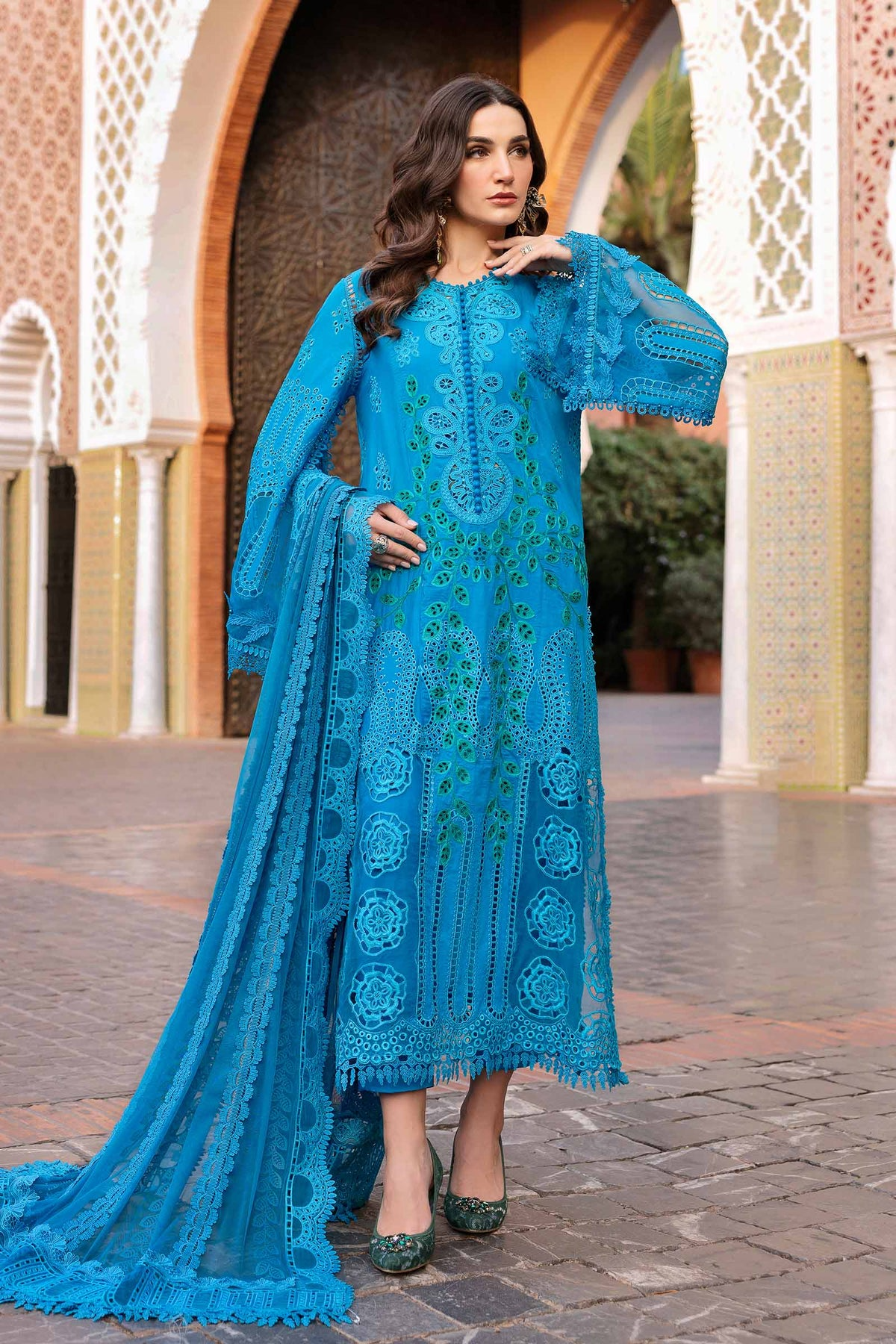 2503-B | Voyage a Luxe Embroidered Lawn By Maria.B