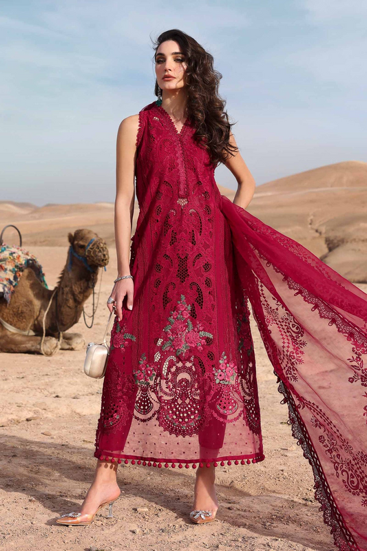 2504-A | Voyage a Luxe Embroidered Lawn By Maria.B