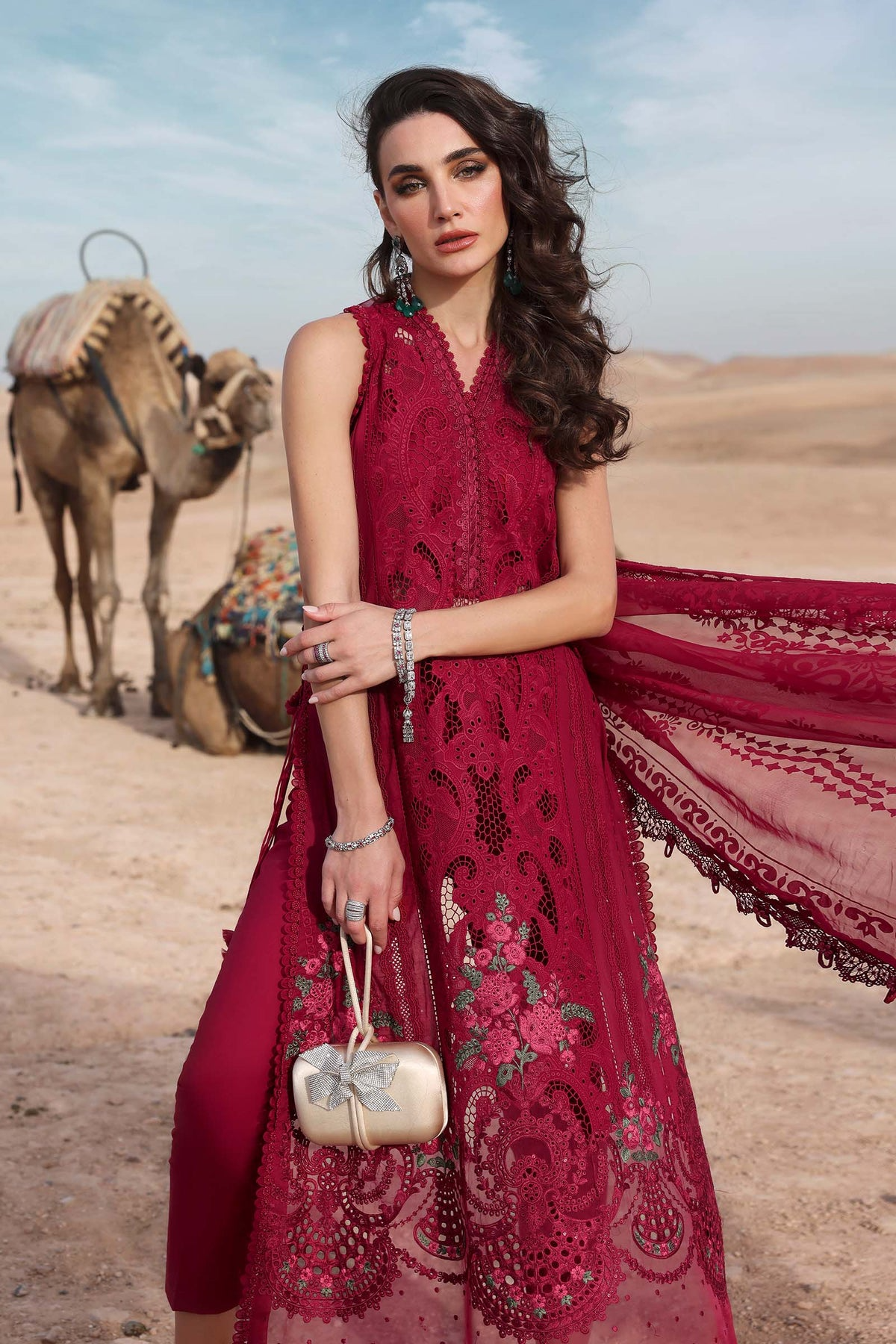 2504-A | Voyage a Luxe Embroidered Lawn By Maria.B