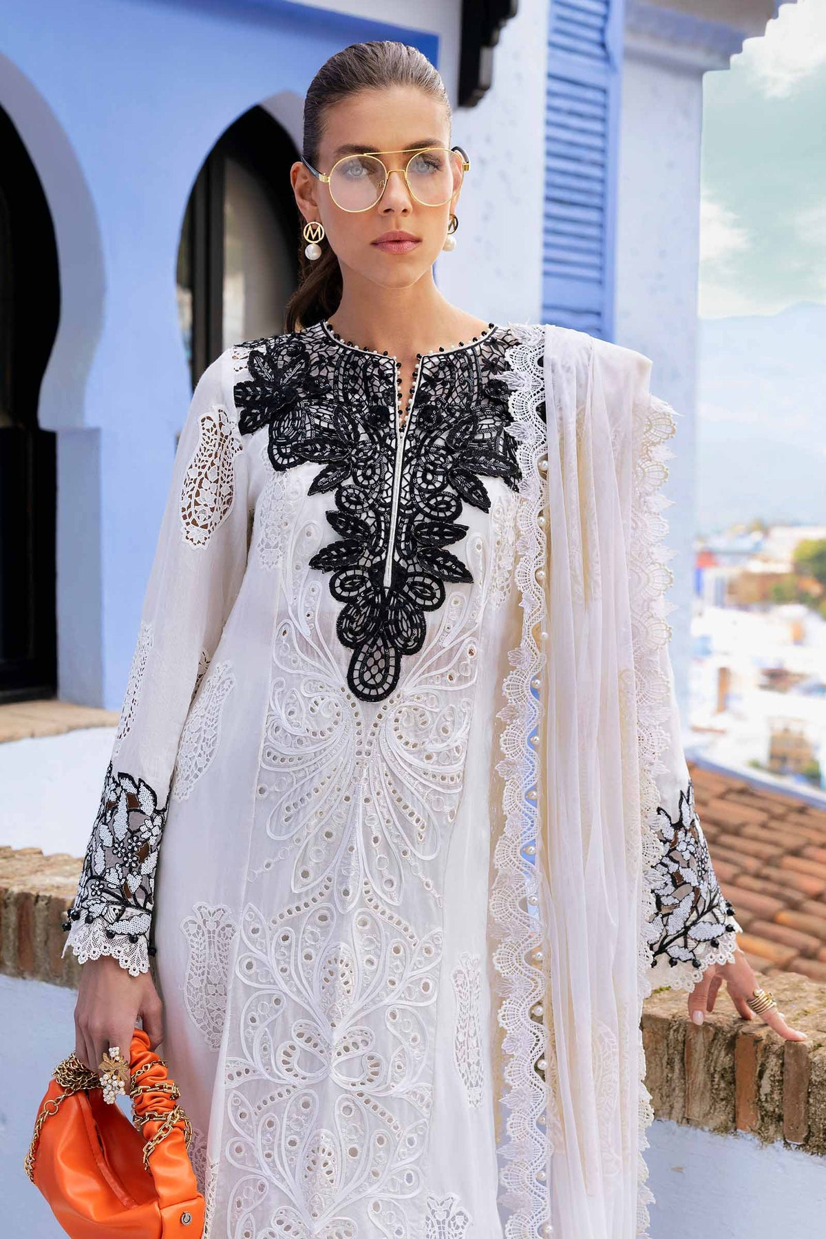 2505-A | Voyage a Luxe Embroidered Lawn By Maria.B