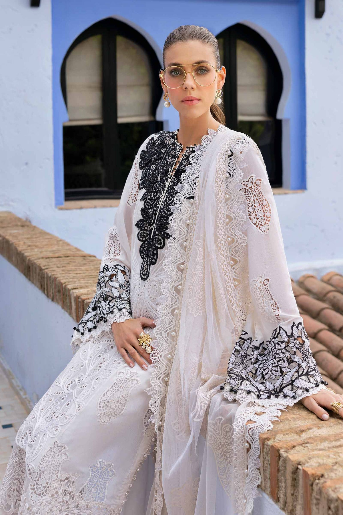 2505-A | Voyage a Luxe Embroidered Lawn By Maria.B
