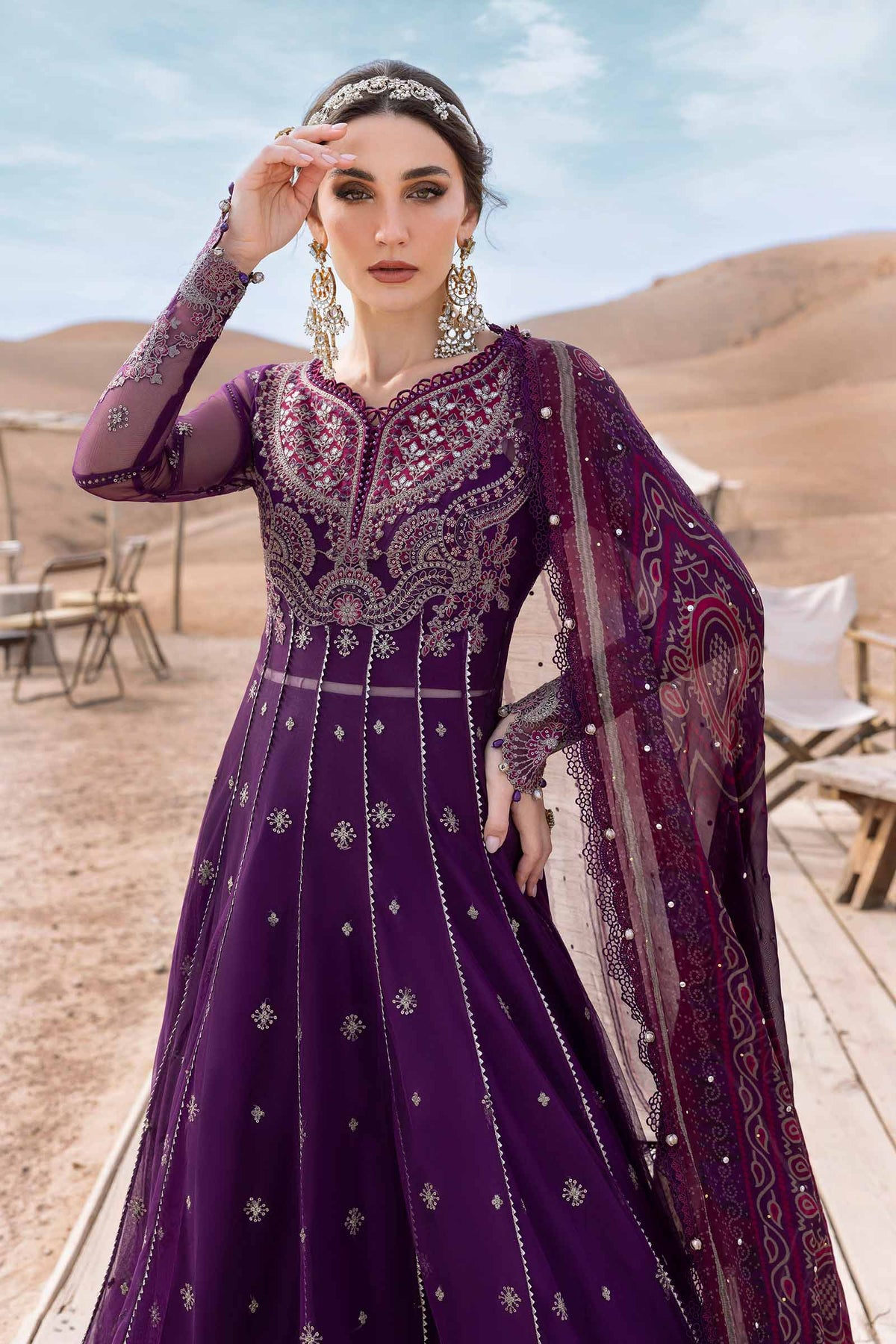 2507-B | Voyage a Luxe Embroidered Lawn By Maria.B