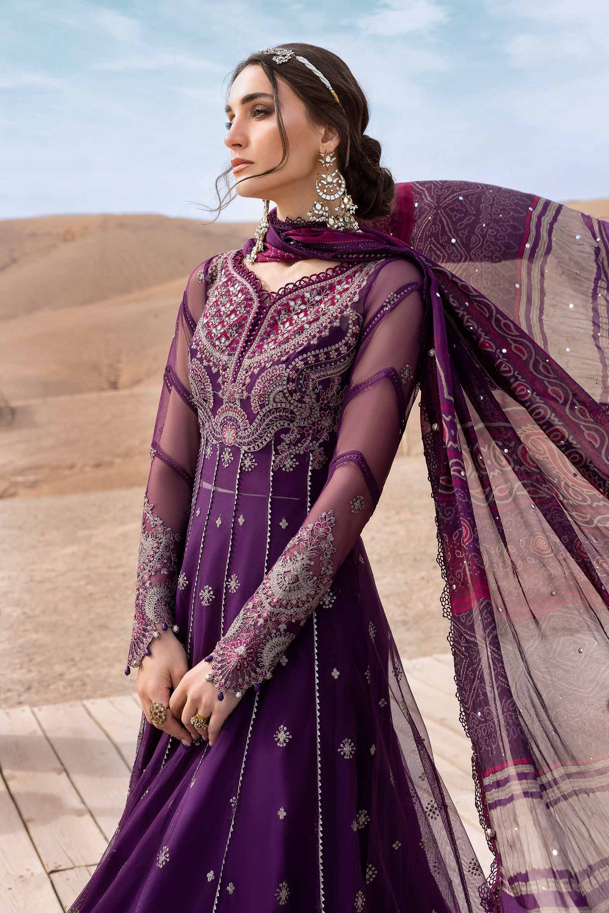 2507-B | Voyage a Luxe Embroidered Lawn By Maria.B