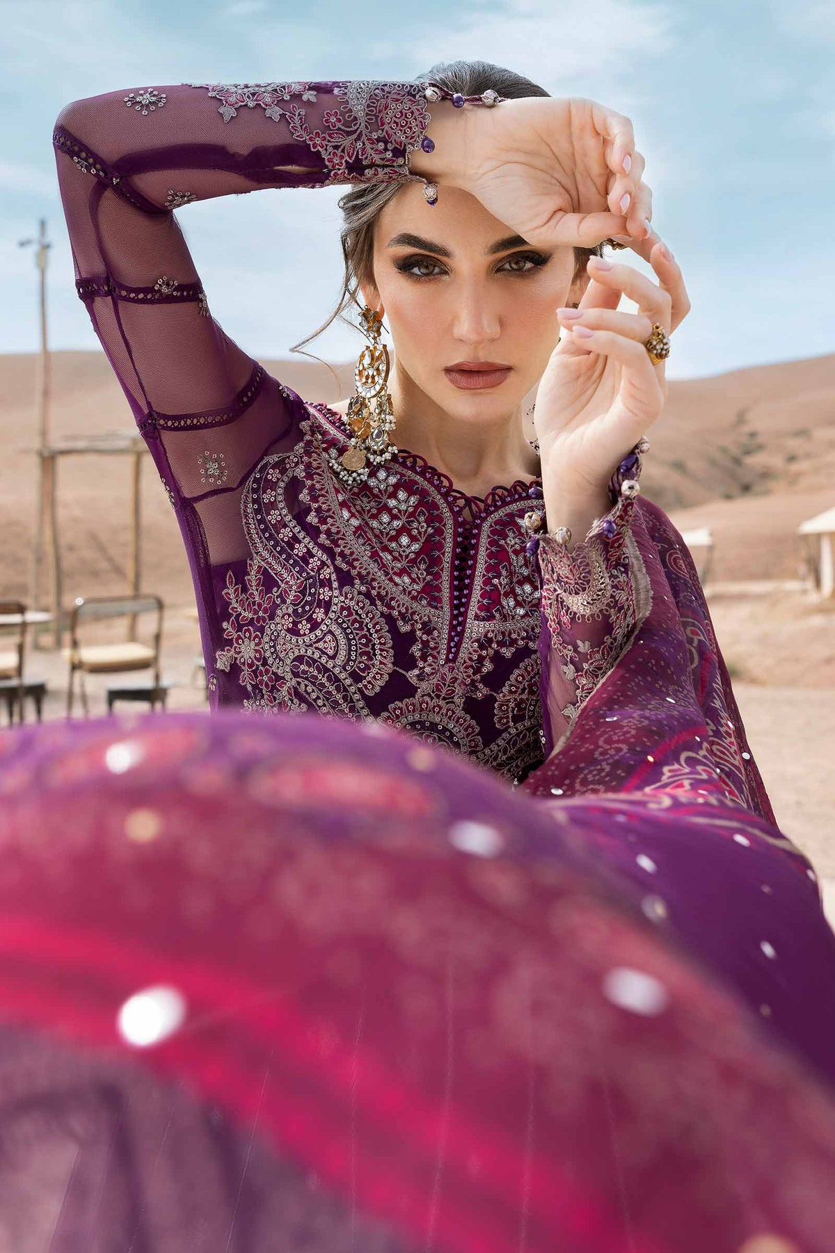 2507-B | Voyage a Luxe Embroidered Lawn By Maria.B