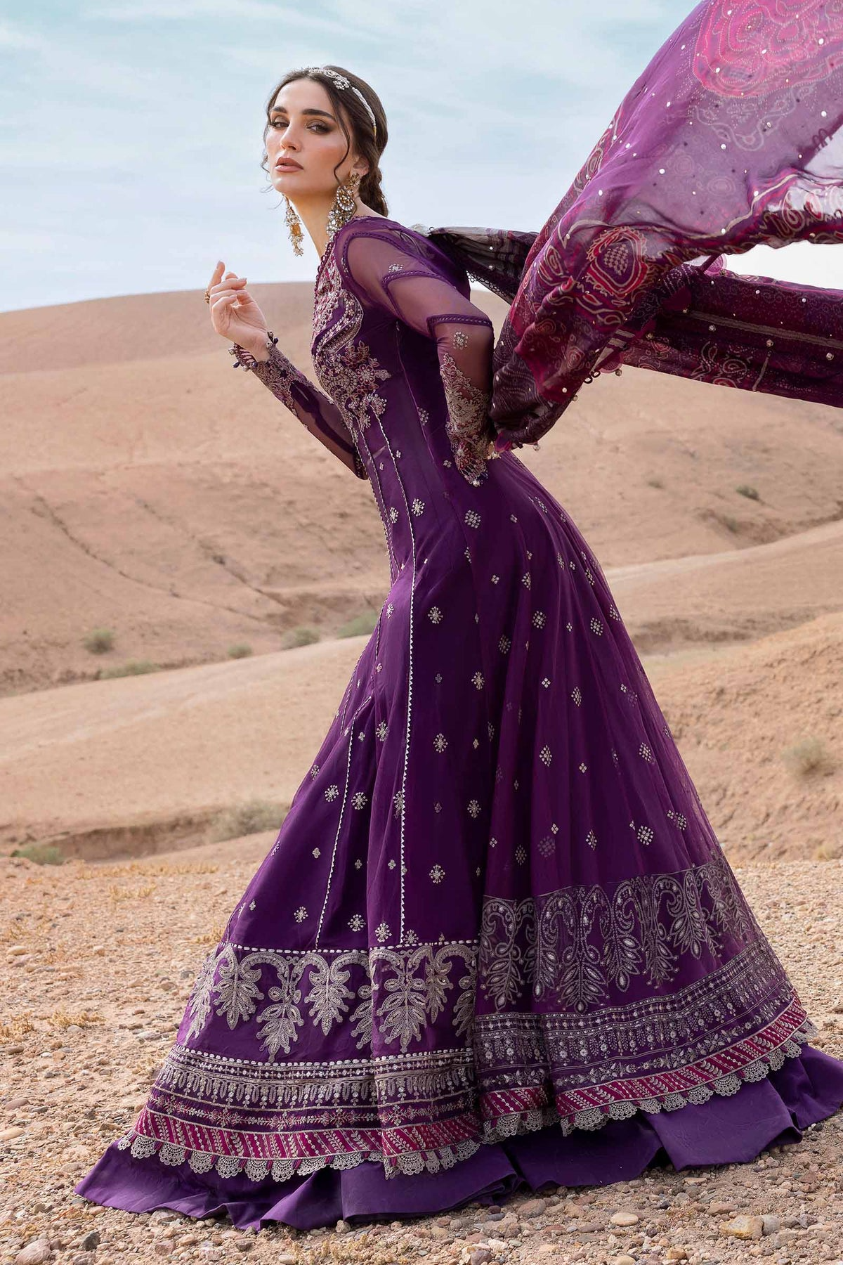 2507-B | Voyage a Luxe Embroidered Lawn By Maria.B