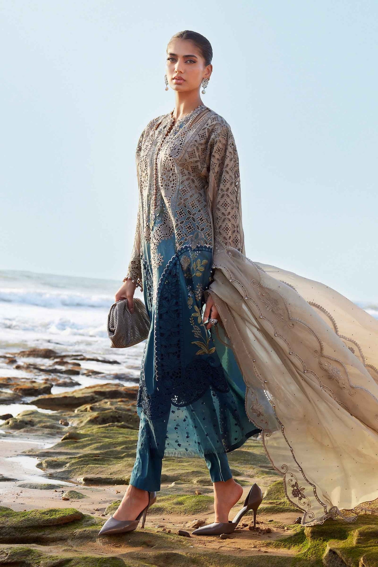 2508 | Maria.B Embroidered Eid Lawn`25