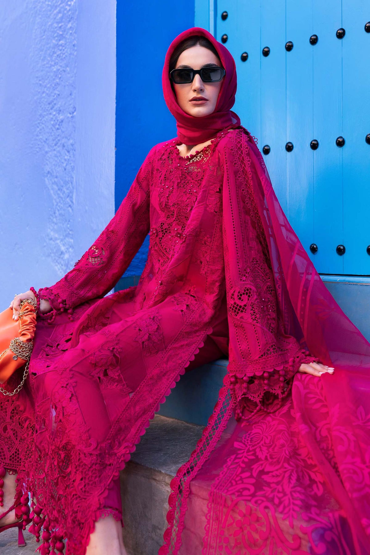 2508-A | Voyage a Luxe Embroidered Lawn By Maria.B