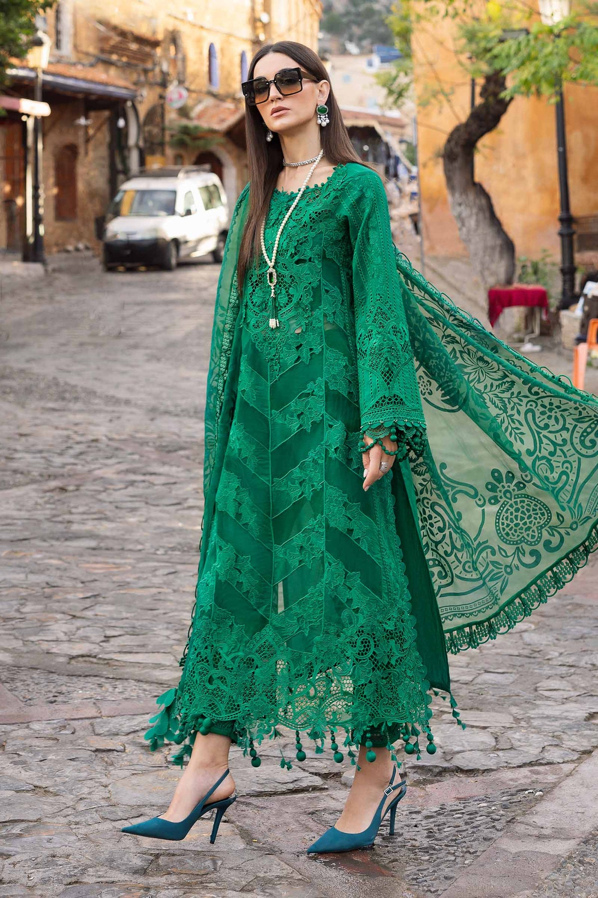 2508-B | Voyage a Luxe Embroidered Lawn By Maria.B