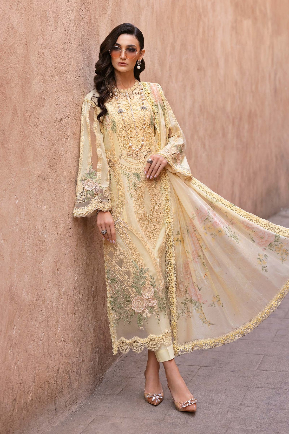 2509-A | Voyage a Luxe Embroidered Lawn By Maria.B