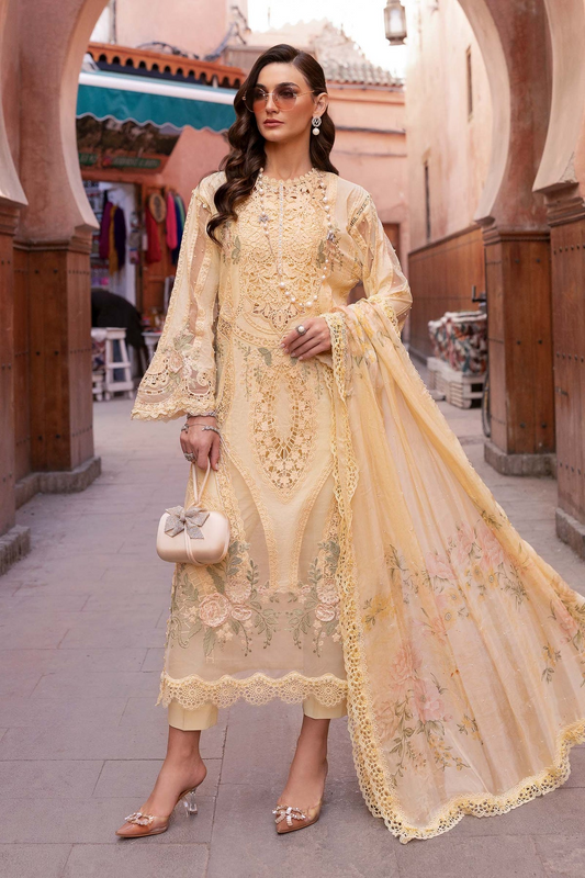 2509-A | Voyage a Luxe Embroidered Lawn By Maria.B