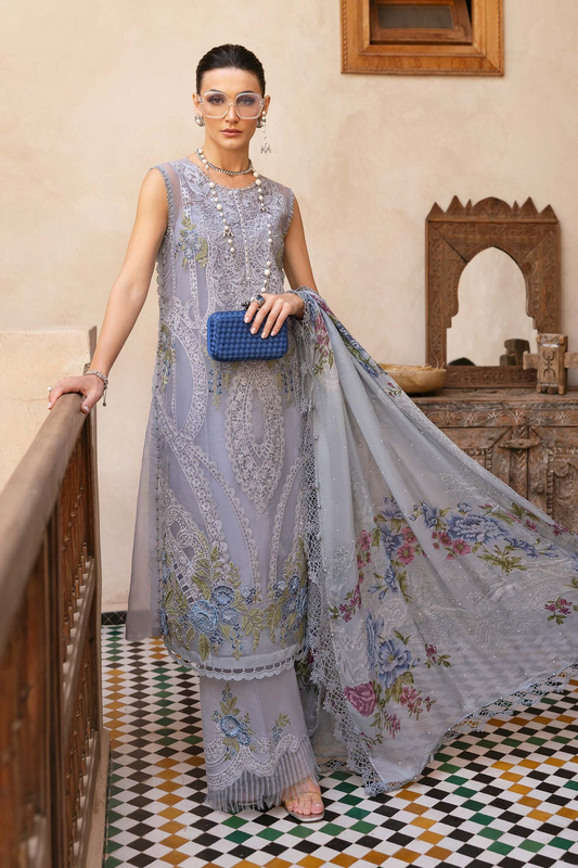 2509-B | Voyage a Luxe Embroidered Lawn By Maria.B