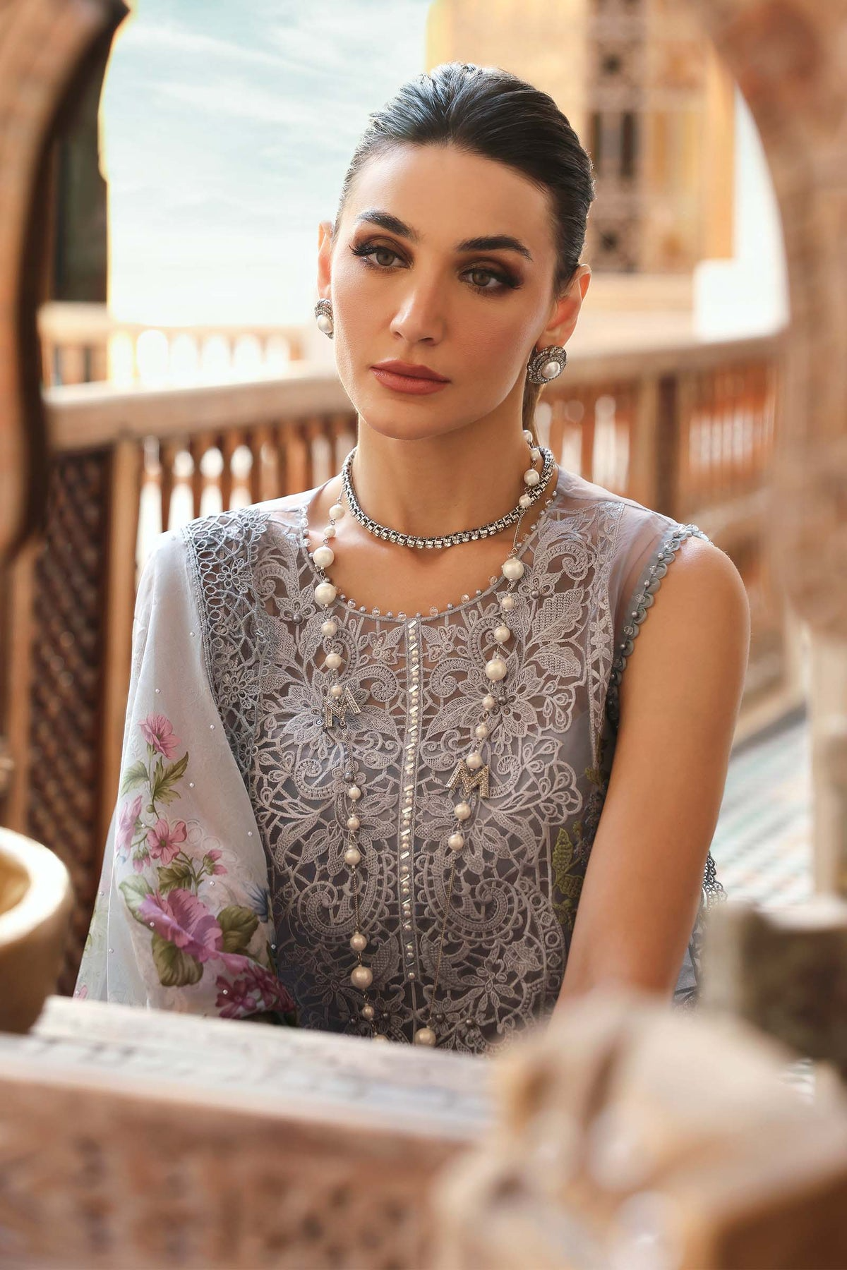 2509-B | Voyage a Luxe Embroidered Lawn By Maria.B