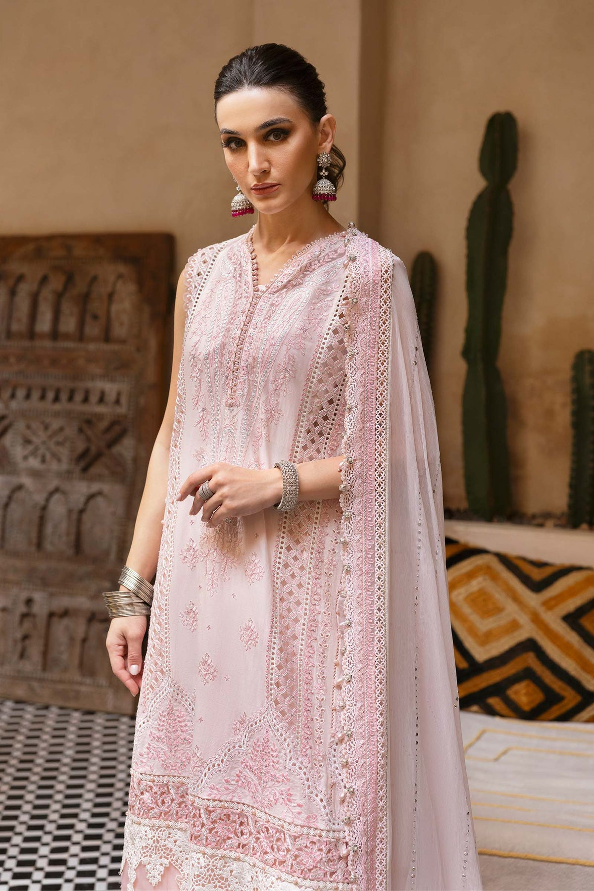 2511-A | Voyage a Luxe Embroidered Lawn By Maria.B
