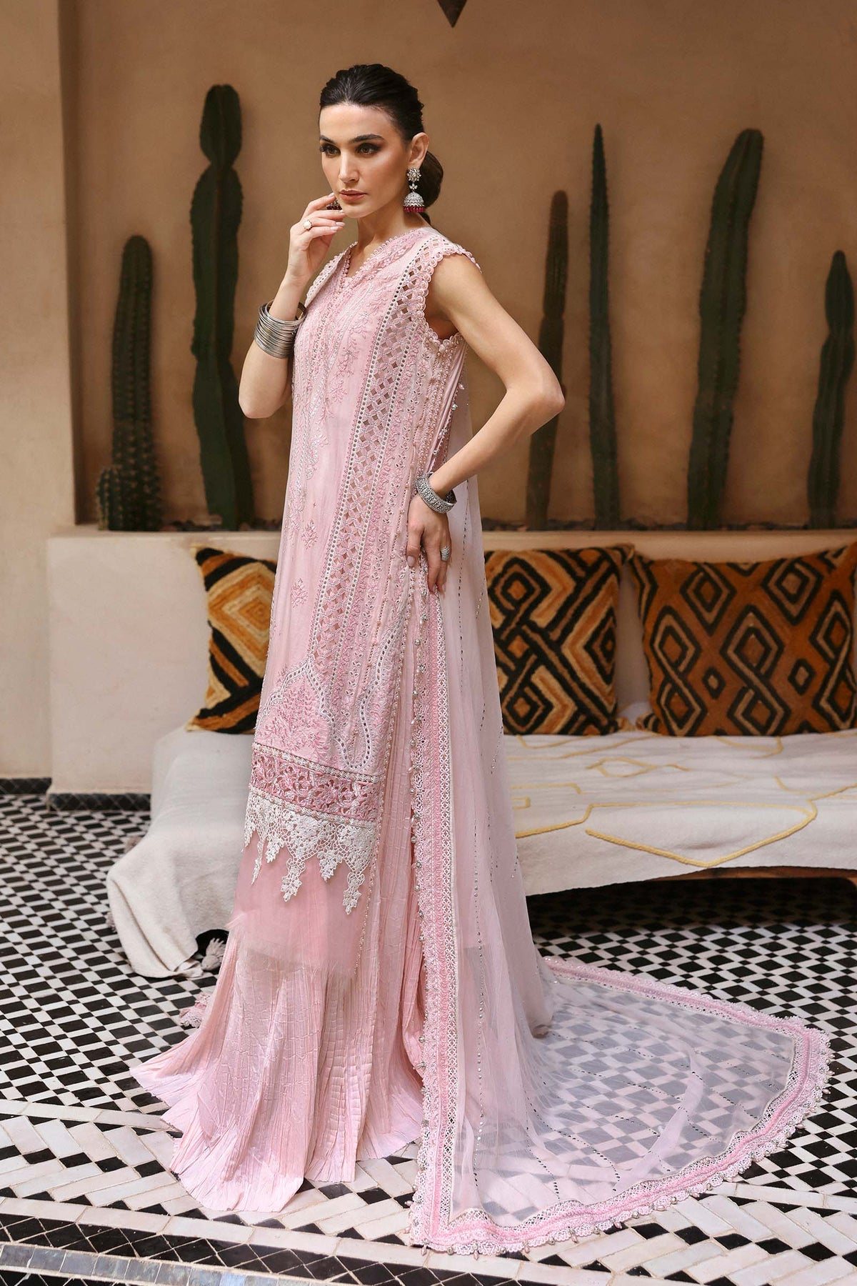 2511-A | Voyage a Luxe Embroidered Lawn By Maria.B