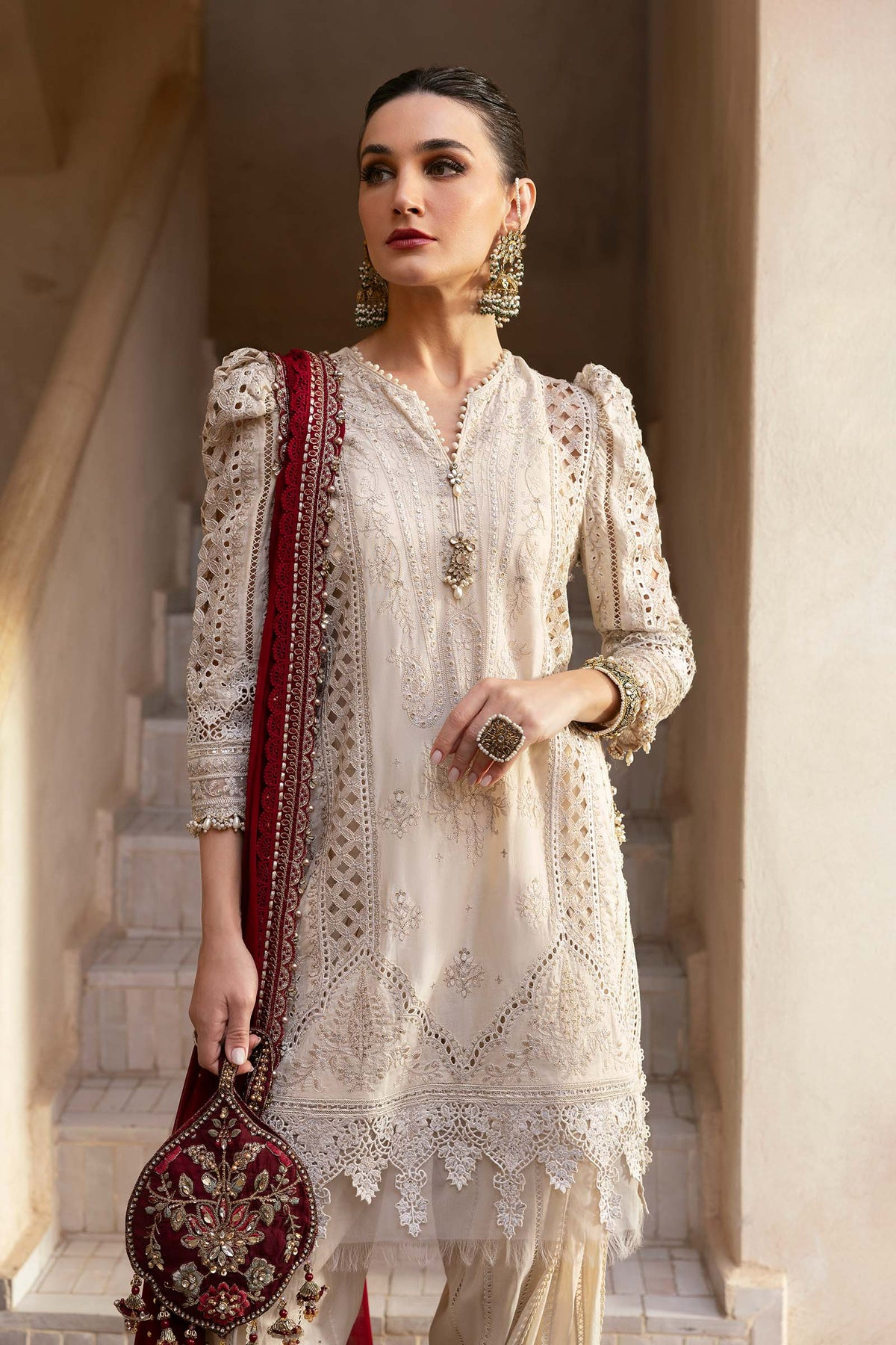 2511-B | Voyage a Luxe Embroidered Lawn By Maria.B