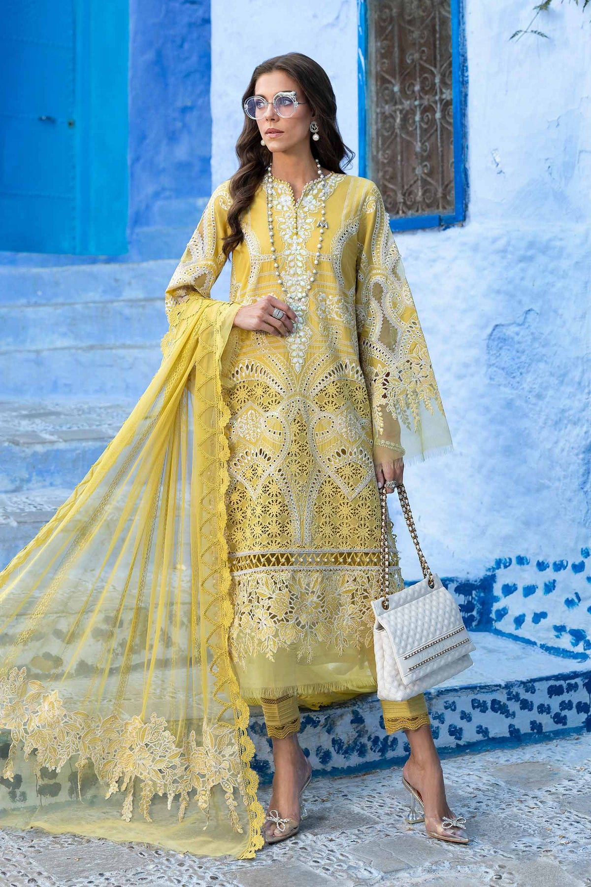 2512-A | Voyage a Luxe Embroidered Lawn By Maria.B