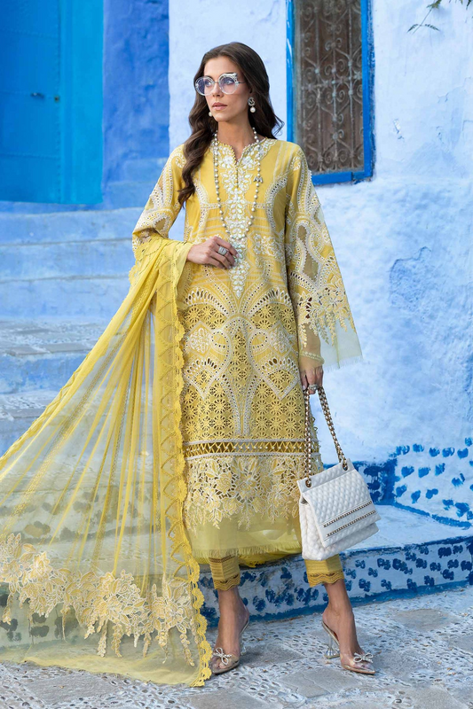 2512-A | Voyage a Luxe Embroidered Lawn By Maria.B