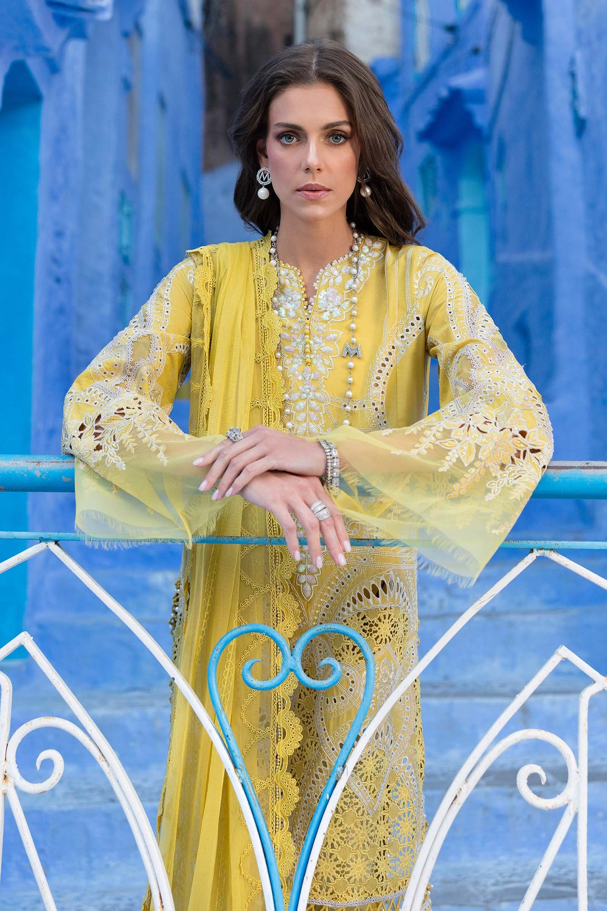 2512-A | Voyage a Luxe Embroidered Lawn By Maria.B