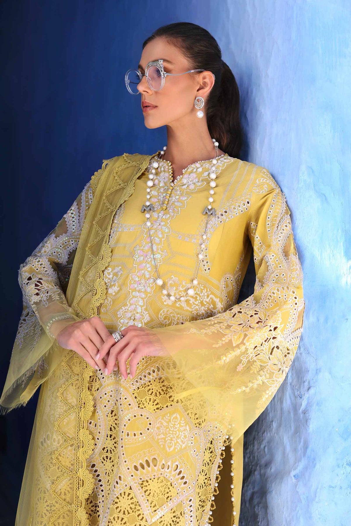 2512-A | Voyage a Luxe Embroidered Lawn By Maria.B