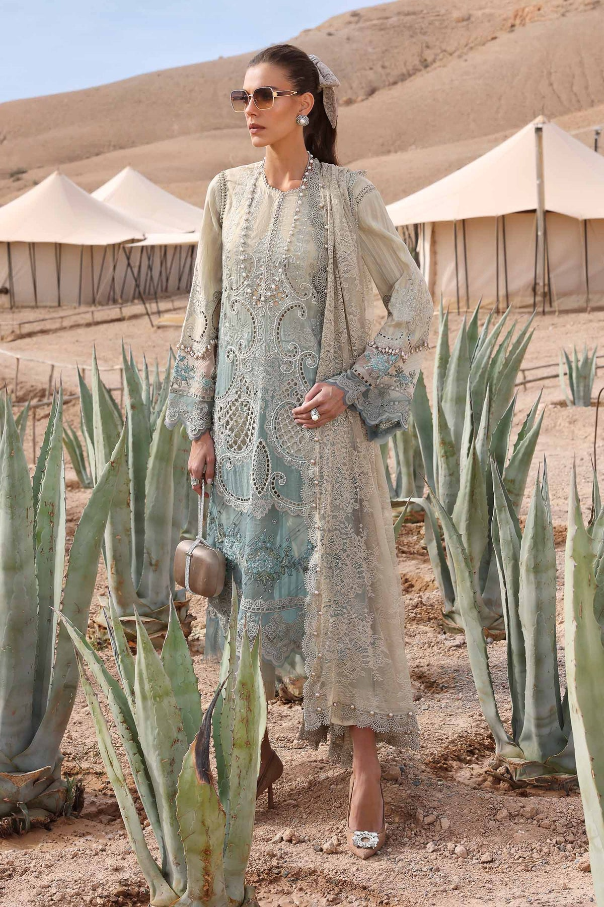 2515-B | Voyage a Luxe Embroidered Lawn By Maria.B