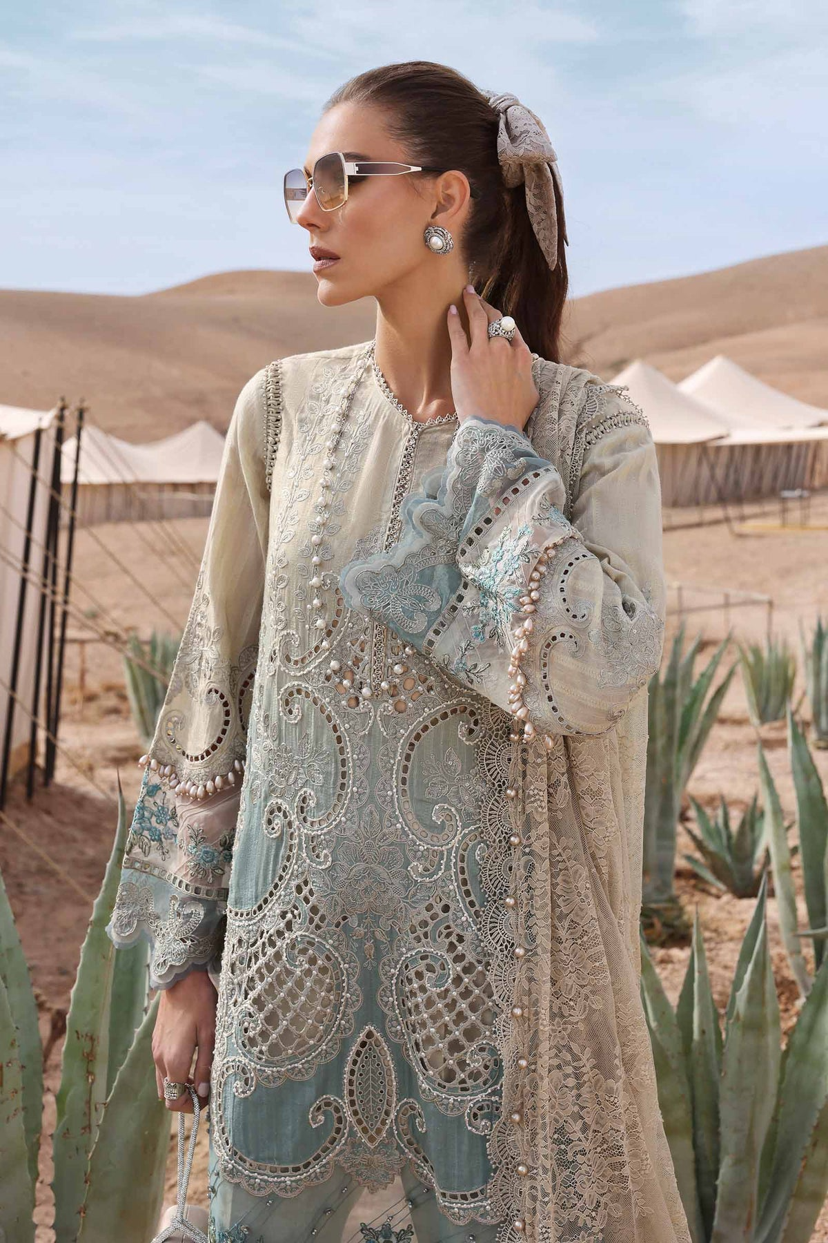 2515-B | Voyage a Luxe Embroidered Lawn By Maria.B