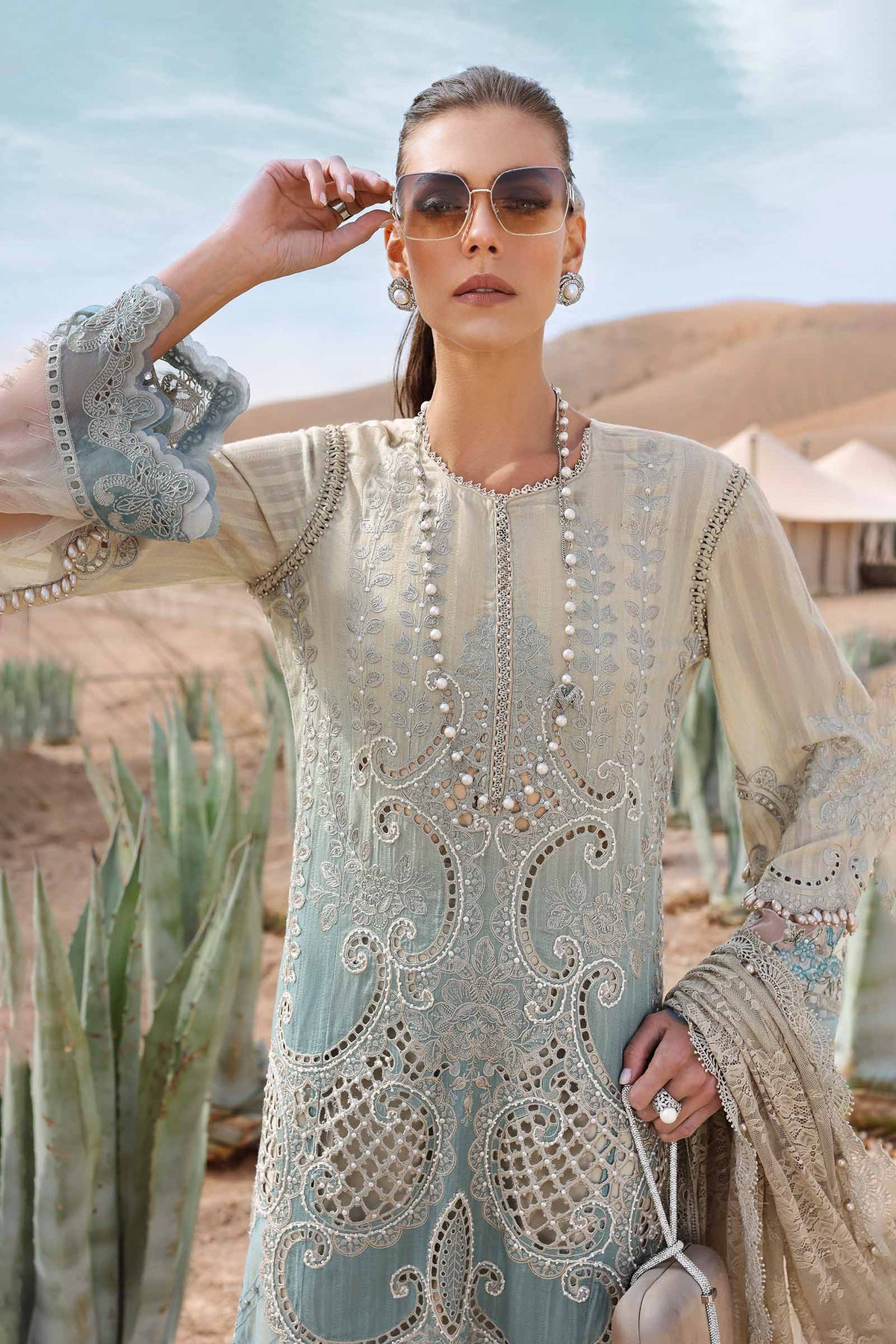 2515-B | Voyage a Luxe Embroidered Lawn By Maria.B