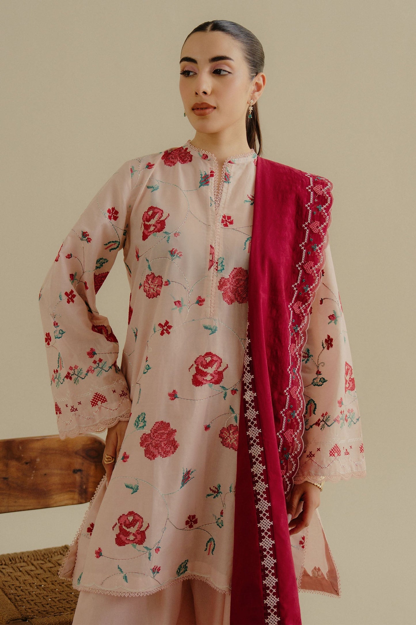 Zufra-6A | COCO Embroidered Lawn Drop-II