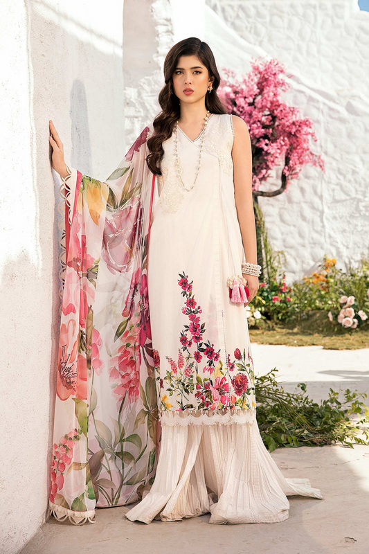 701-B | Printed Lawn By M.Basics