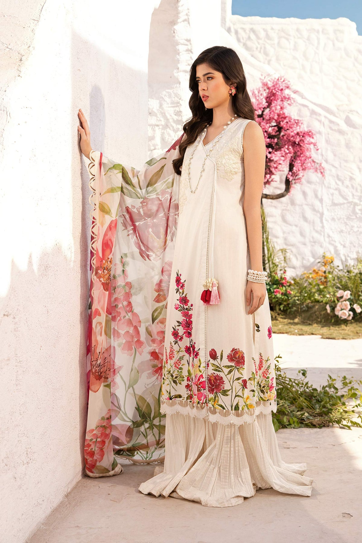 701-B | Printed Lawn By M.Basics