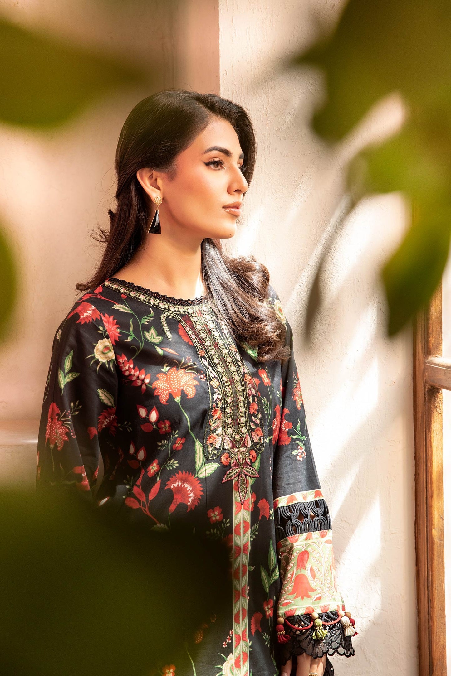 901-A | Unstitched Edit-II Lawn`25 By M.Basics