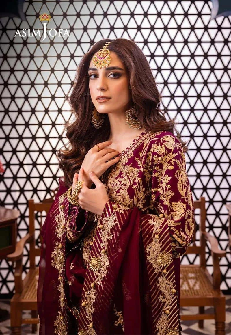 AJFI 03 - Fasana e Ishq By Asim Jofa Luxury Lawn