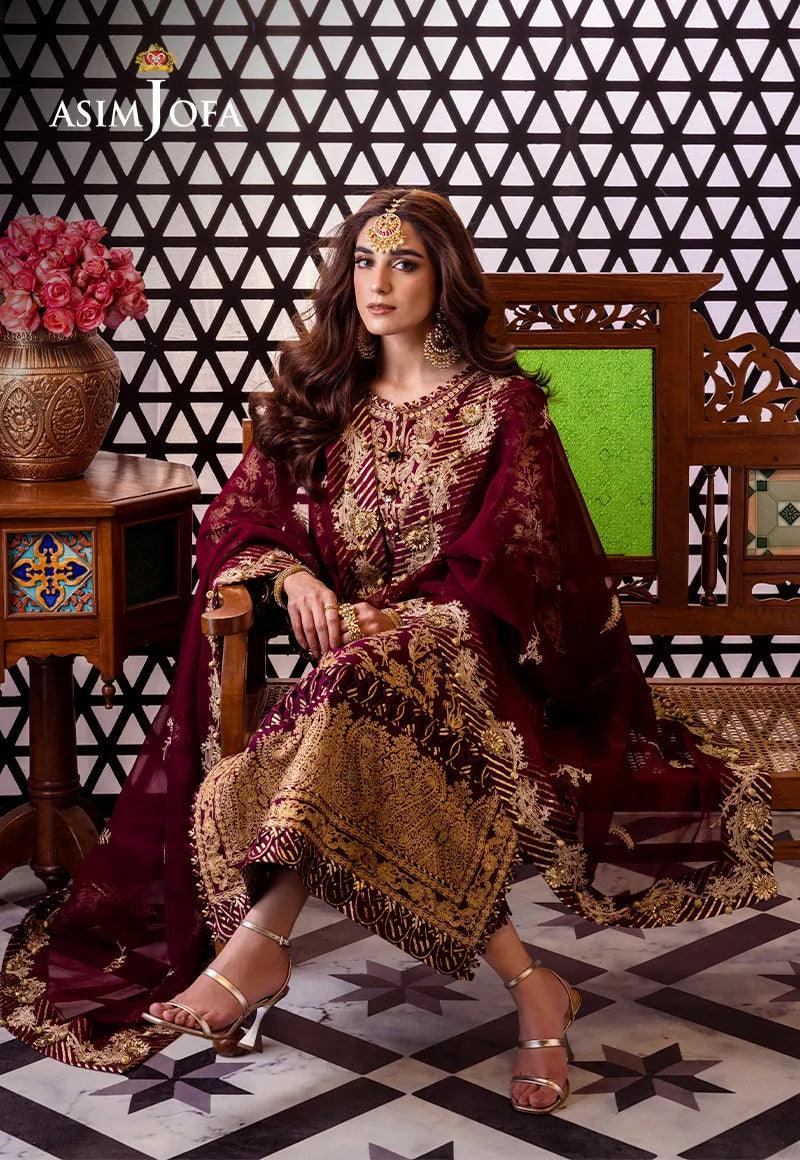 AJFI 03 - Fasana e Ishq By Asim Jofa Luxury Lawn