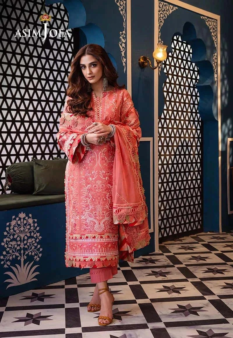 AJFI 07 - Fasana e Ishq By Asim Jofa Luxury Lawn