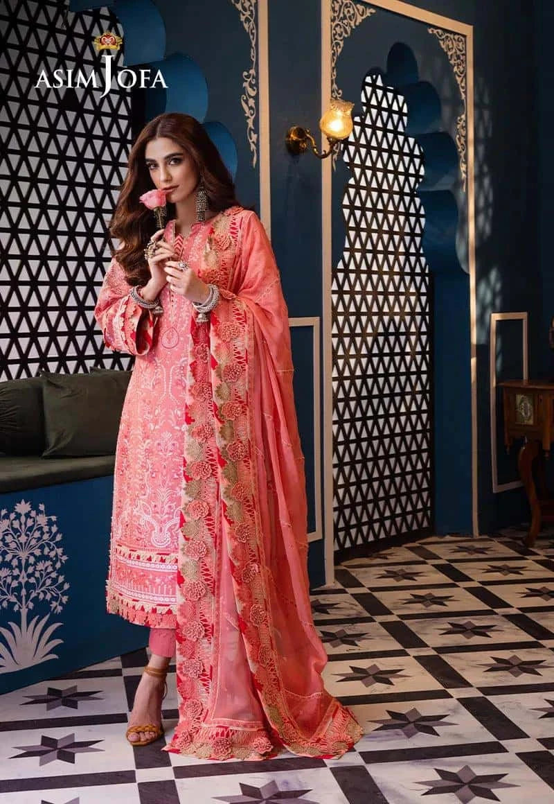 AJFI 07 - Fasana e Ishq By Asim Jofa Luxury Lawn