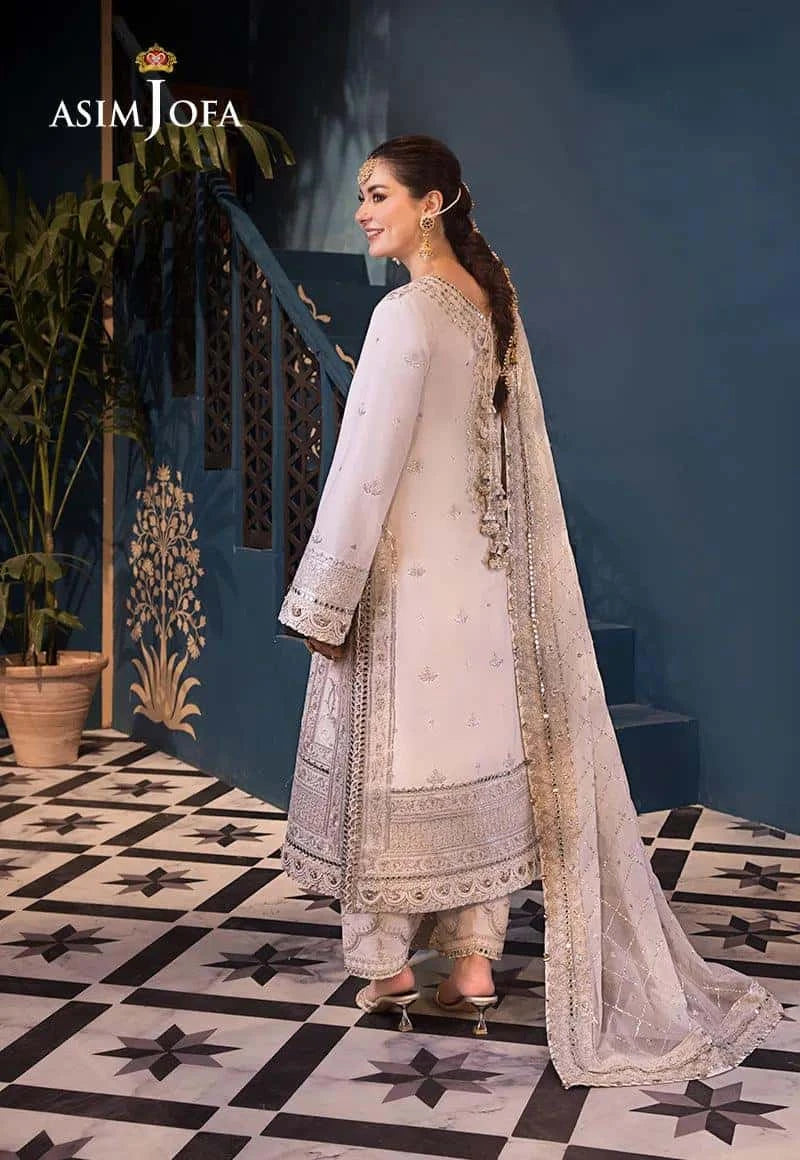 AJFI 08 - Fasana e Ishq By Asim Jofa Luxury Lawn