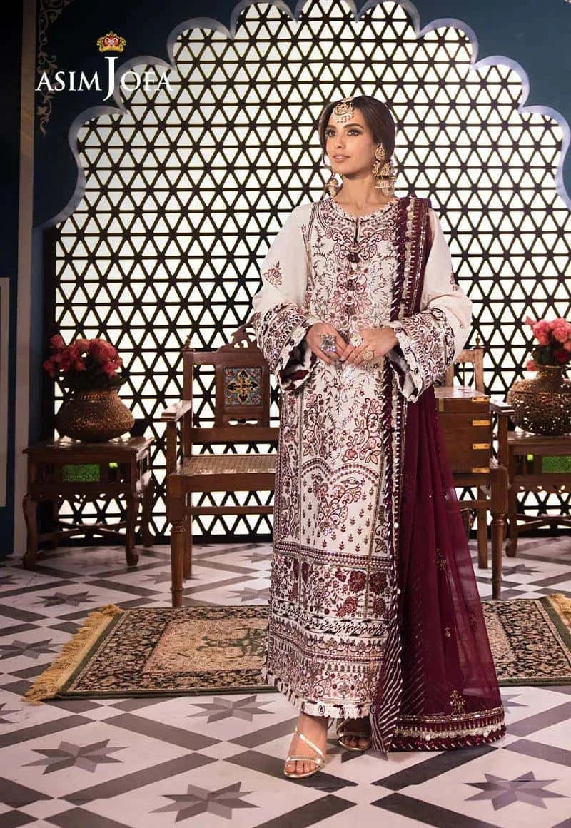 AJFI 13 - Fasana e Ishq By Asim Jofa Luxury Lawn