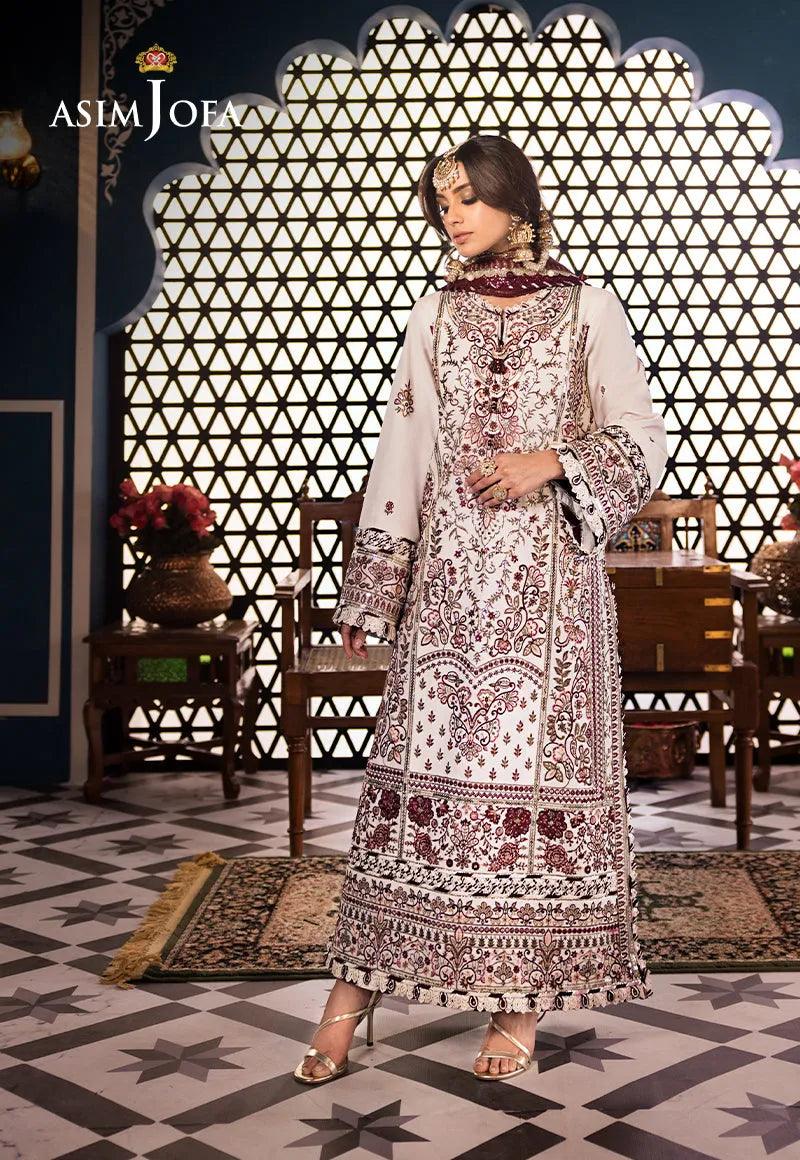 AJFI 13 - Fasana e Ishq By Asim Jofa Luxury Lawn