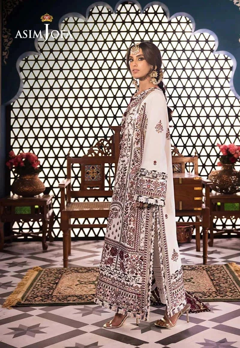 AJFI 13 - Fasana e Ishq By Asim Jofa Luxury Lawn