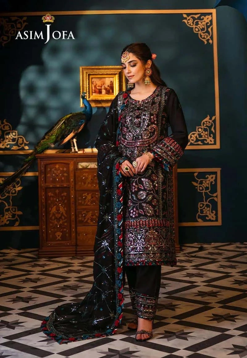AJFI 14 - Fasana e Ishq By Asim Jofa Luxury Lawn