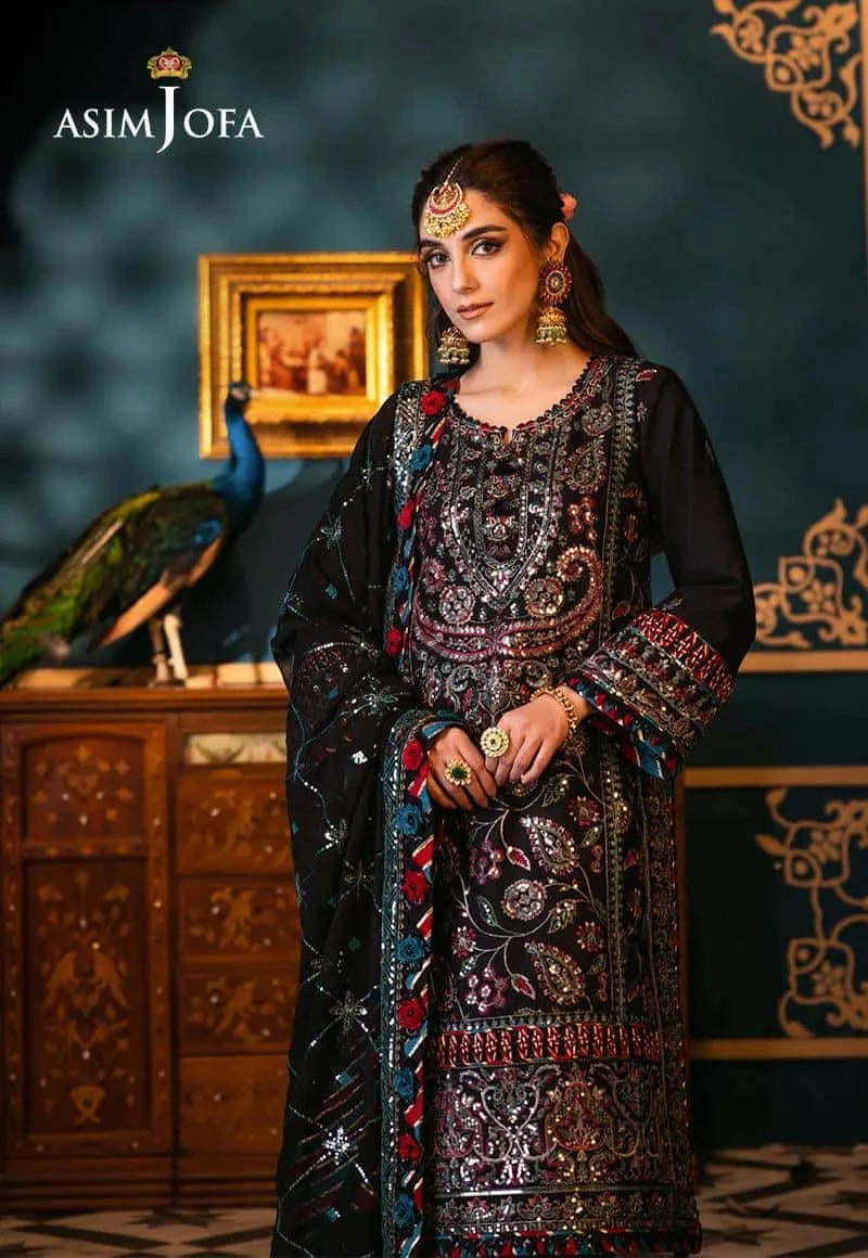 AJFI 14 - Fasana e Ishq By Asim Jofa Luxury Lawn