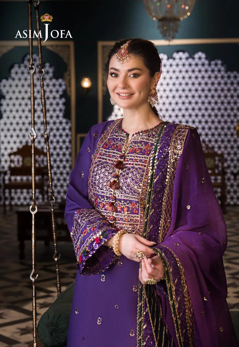 AJFI 16 - Fasana e Ishq By Asim Jofa Luxury Lawn