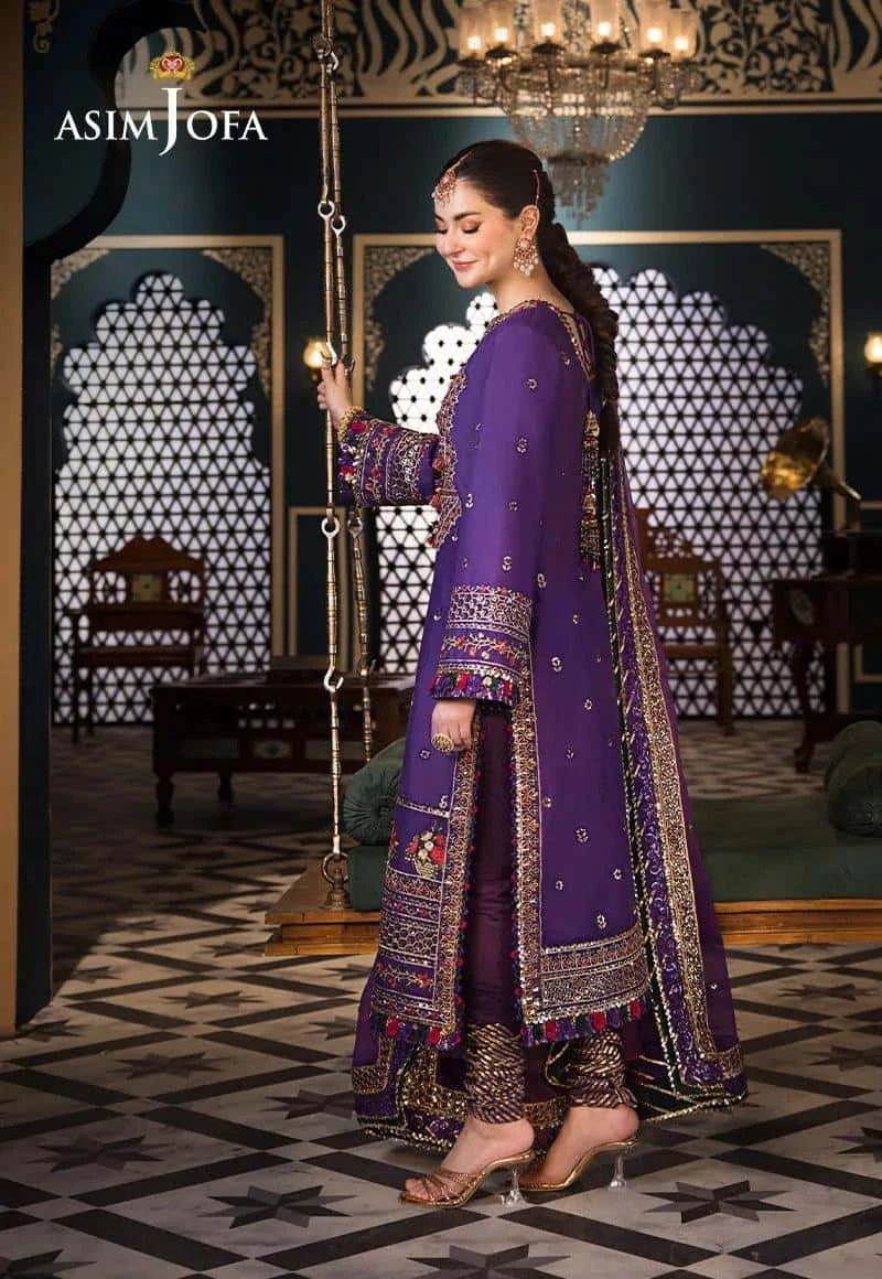AJFI 16 - Fasana e Ishq By Asim Jofa Luxury Lawn