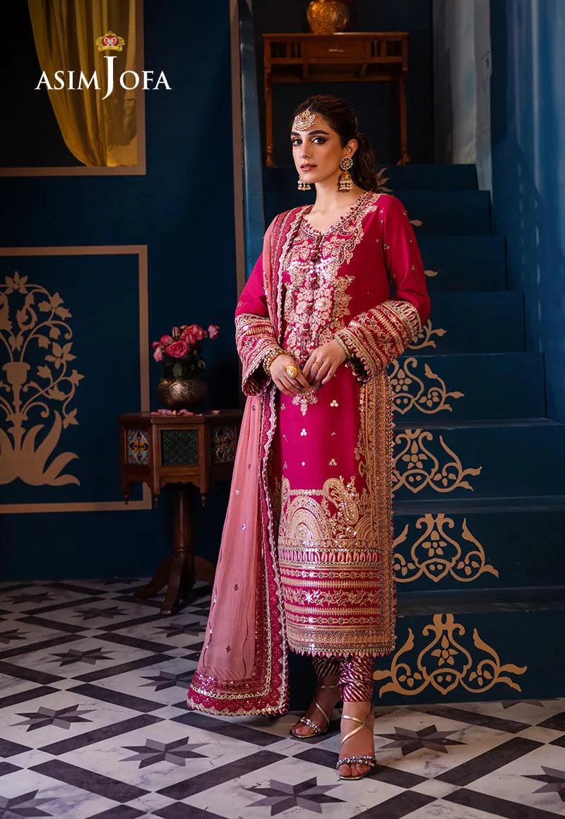 AJFI 18 - Fasana e Ishq By Asim Jofa Luxury Lawn