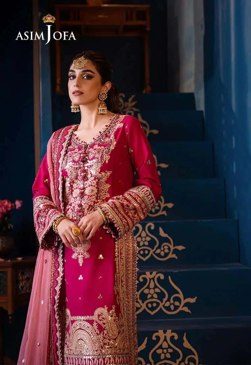 AJFI 18 - Fasana e Ishq By Asim Jofa Luxury Lawn