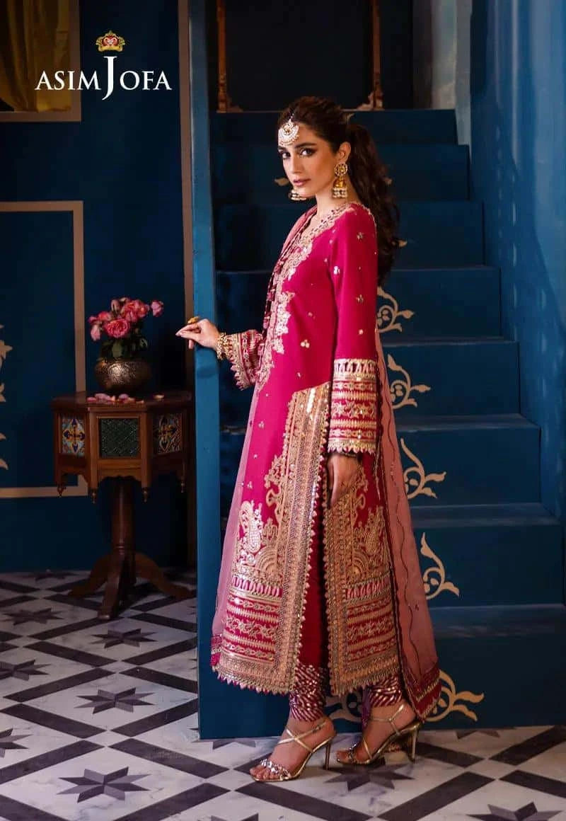 AJFI 18 - Fasana e Ishq By Asim Jofa Luxury Lawn