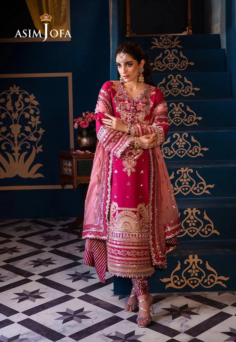 AJFI 18 - Fasana e Ishq By Asim Jofa Luxury Lawn
